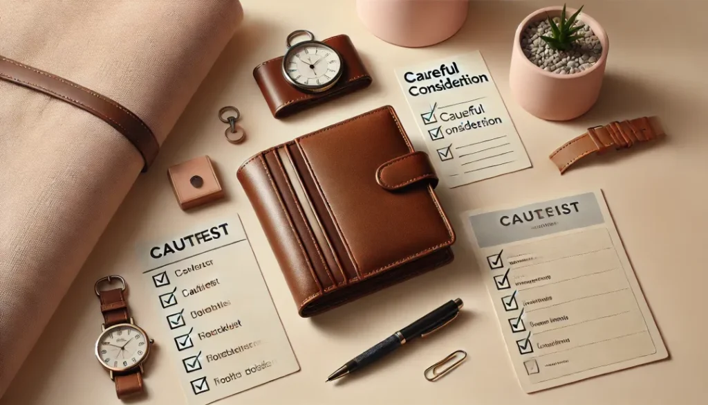 イントロダクションの財布の購入時の注意点